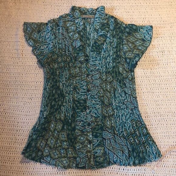 Signature by Larry Levine blouse sz L - Picture 1 of 7